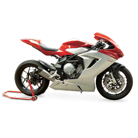 Moto výfuk HP Corse EVOXTREME 310mm TITANIUM MV Agusta F3 675 2012 - 2020